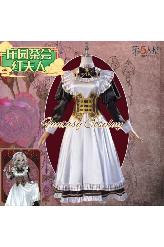 Identity V Bloody Queen Mary Tea Party Maid Dress Cosplay Costume